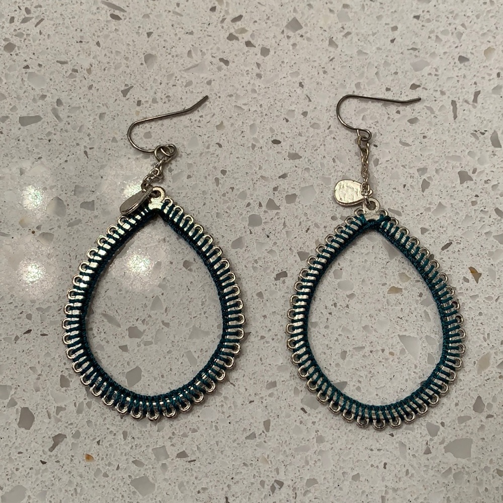 Turquoise teardrop earrings